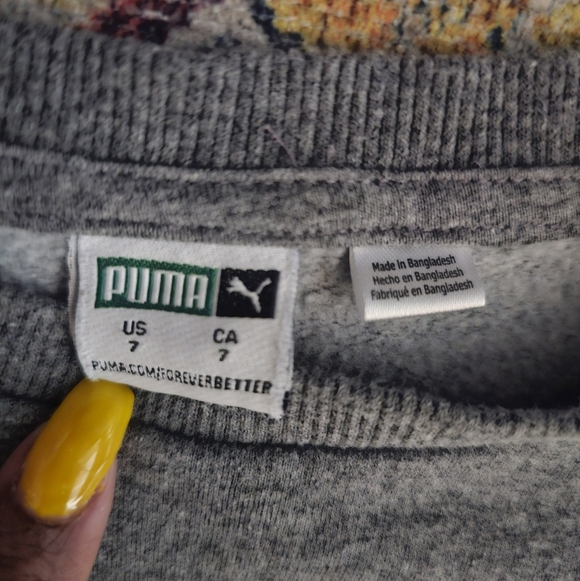 Puma Gray Kids Tracksuit - Picture 6 of 8
